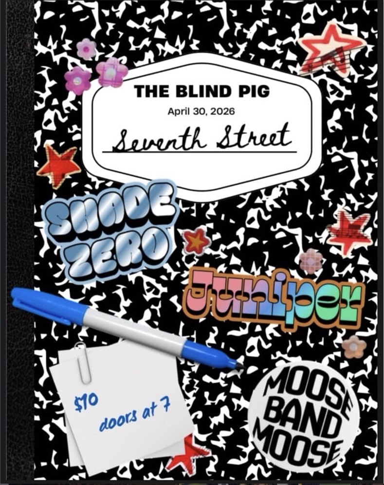 Juniper @ the Blind Pig poster