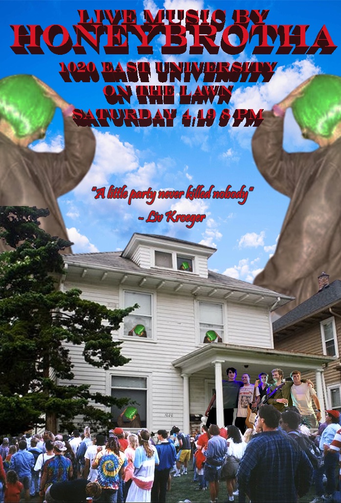 Honeybrotha on the Lawn poster
