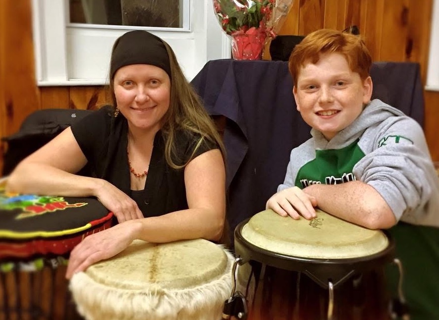 Day one rhythm. Post-performance smiles with my first music teacher, Aimee Gelinas